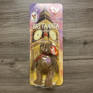 Ty Teenie Beanie Babies Britannia The Bear With Rare Errors 1993 OakBrook